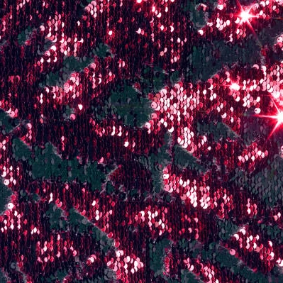 red and black sequin fabric