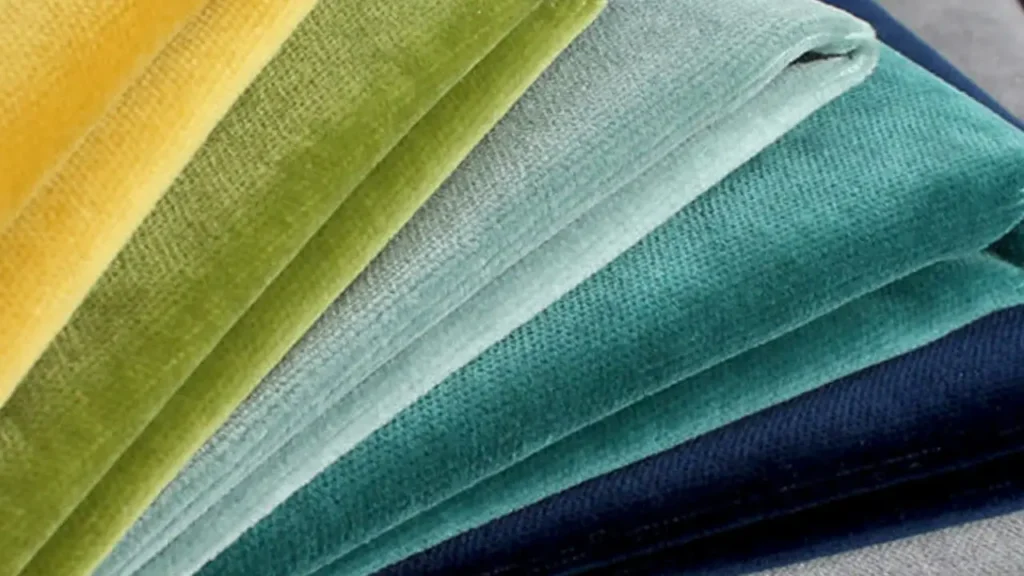 types of velvet fabric