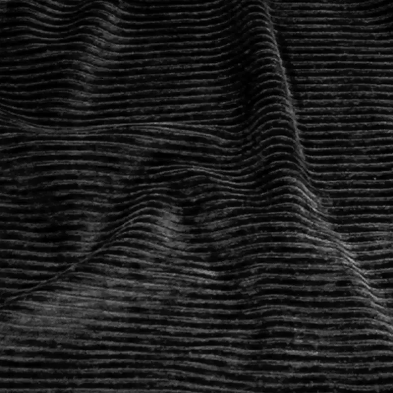black corduroy upholstery fabric