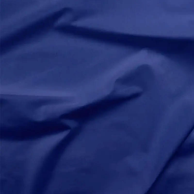 blue cotton sateen fabric