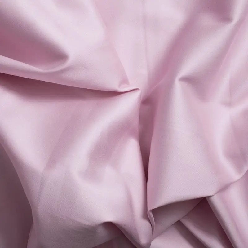 pink cotton sateen fabric
