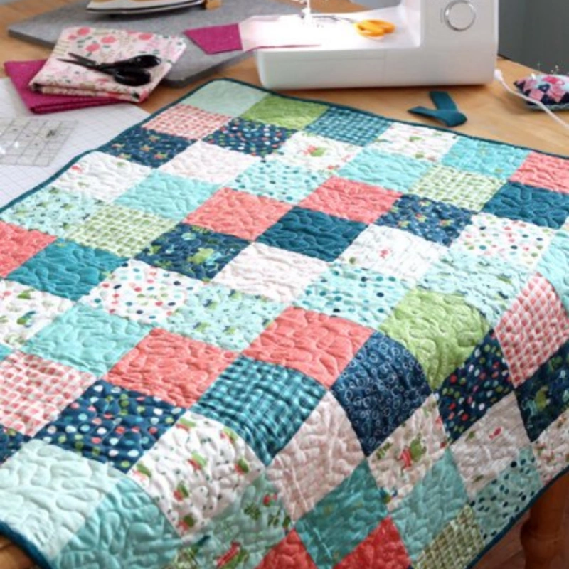 how to make a quilted blanket​
