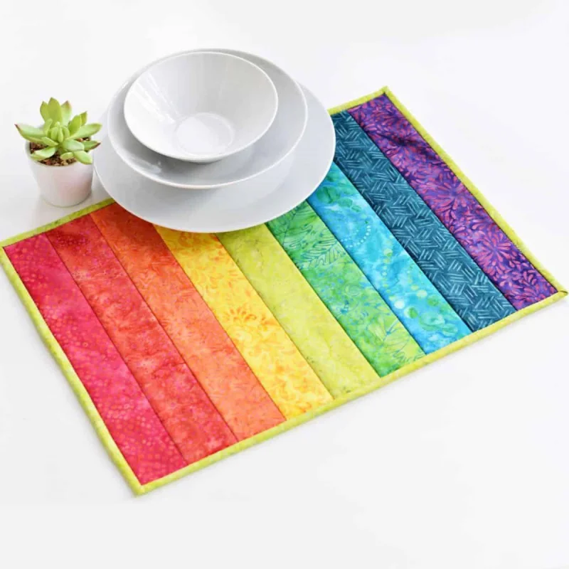 how to make quilted placemats