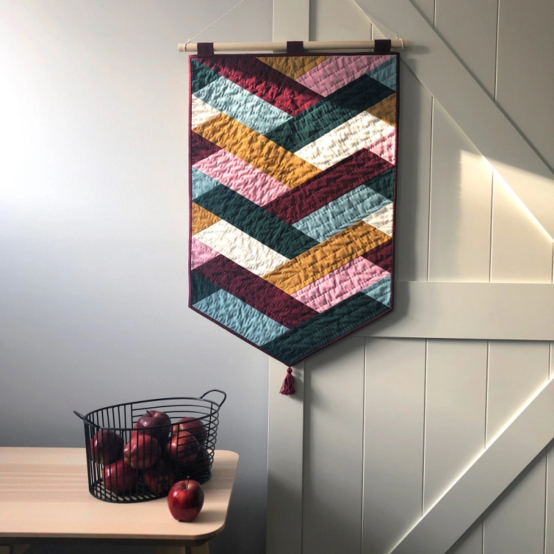 how to quilt a wall hanging