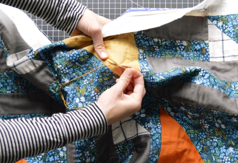 out of hand quilting