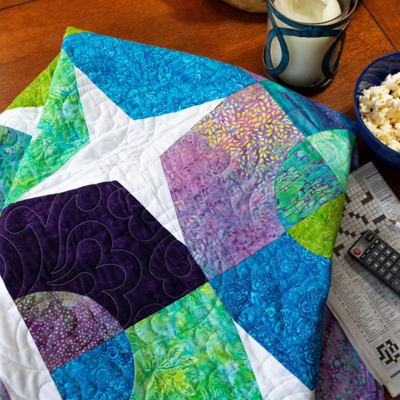 quilting with batik fabrics