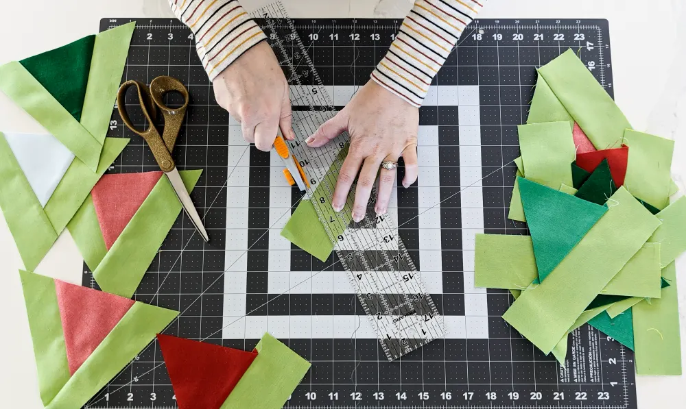 supplies for patchwork skirt sewing
