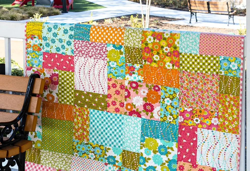 using layer cakes fabric