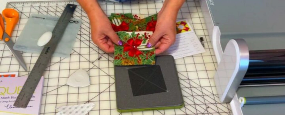 cutting and preparing fabric