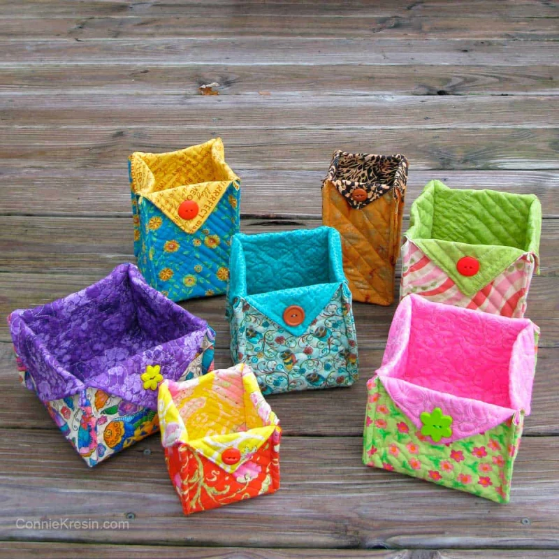 how to make a fabric basket