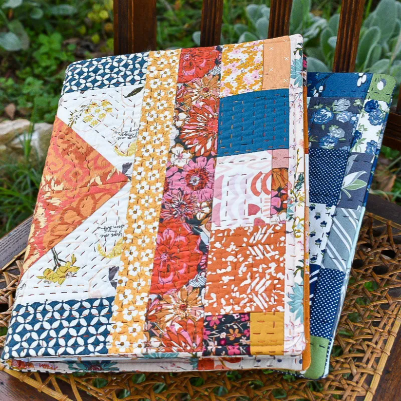 how to make a quilted book cover