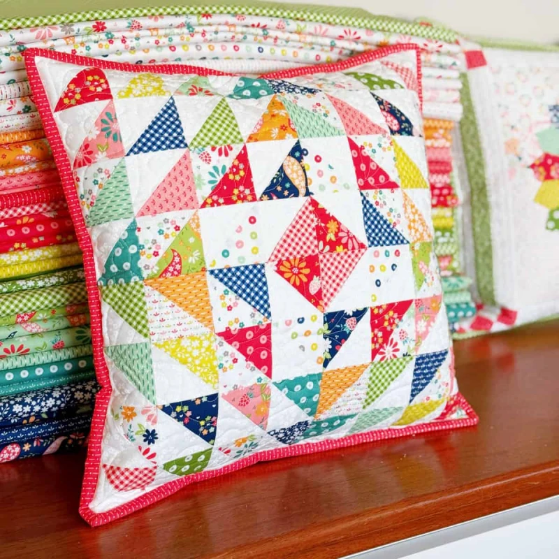 how to make a quilted pillow