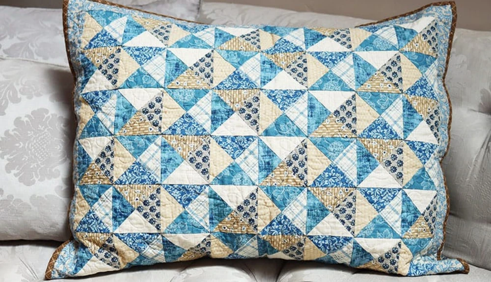 make a quilted pillow sham