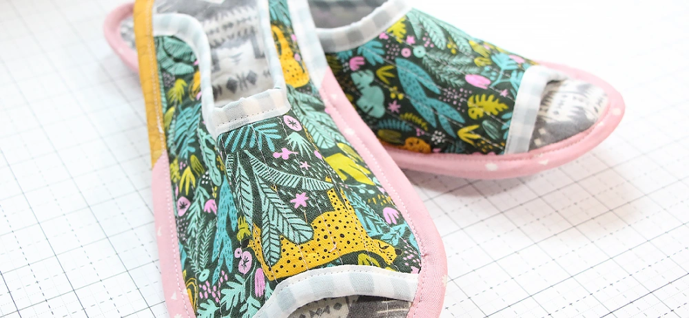 make quilted slippers