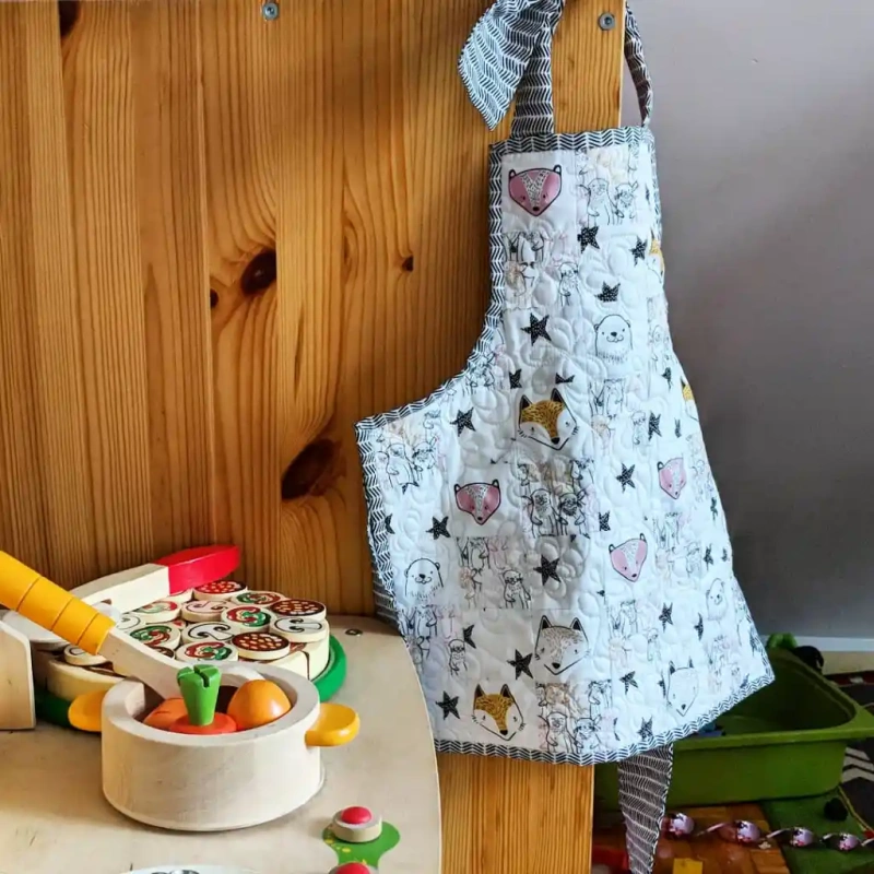 quilted apron