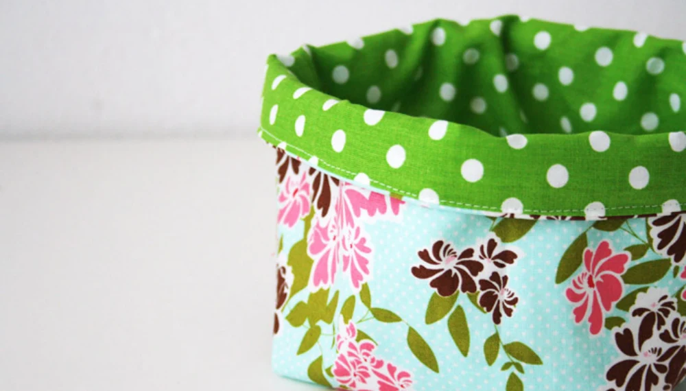 sewing fabric basket