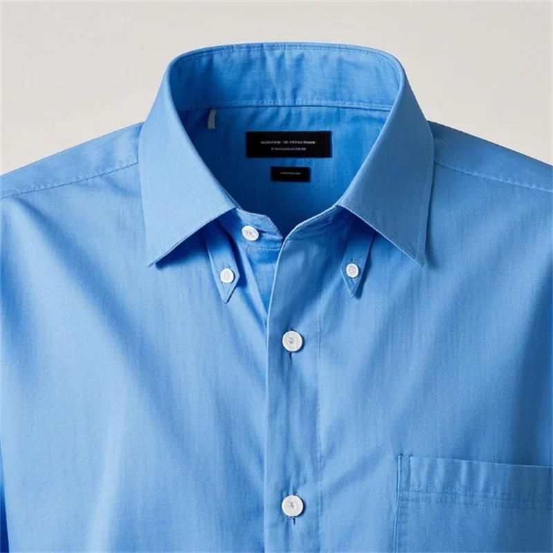 Blue Cotton Poplin Shirts