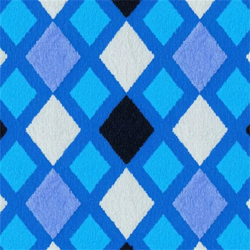 Bluey Argyle Polar Fleece Pattern