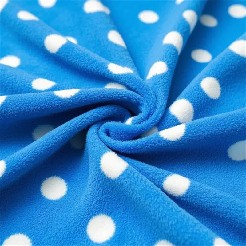 Bluey Dotted Polar Fleece Pattern fabric