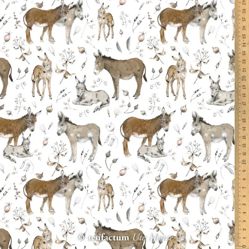 Donkey Print Quilt Fabric Classics