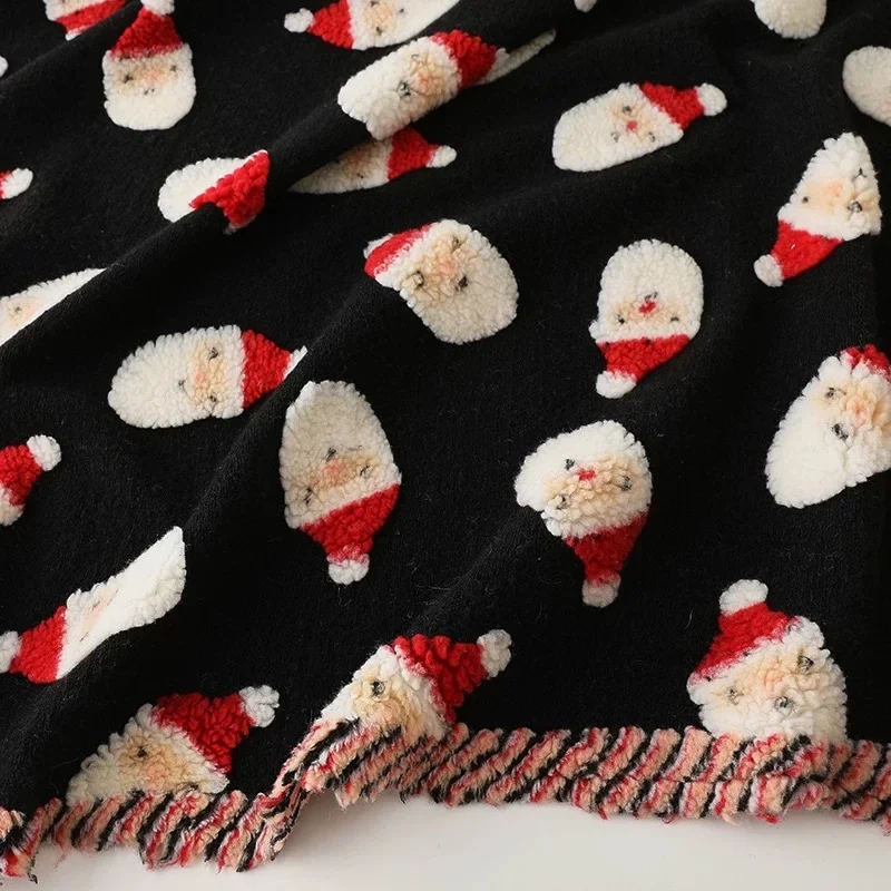 Flannel Santa Hat Fabric Flannel Santa Hat Fabric