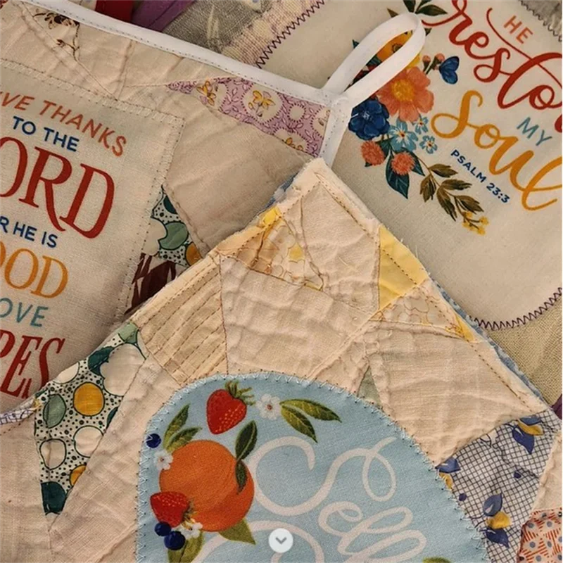 Handmade Scripture Quilt Fabric Handmade Scripture Quilt Fabric