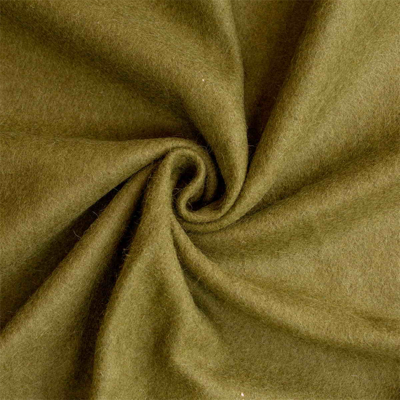 Olive Green Italian Wool Cashmere Blend Olive Green Italian Wool Cashmere Blend