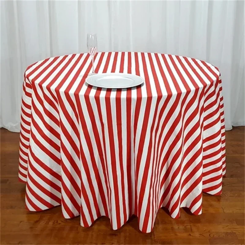 Striped Poplin in Table Linens