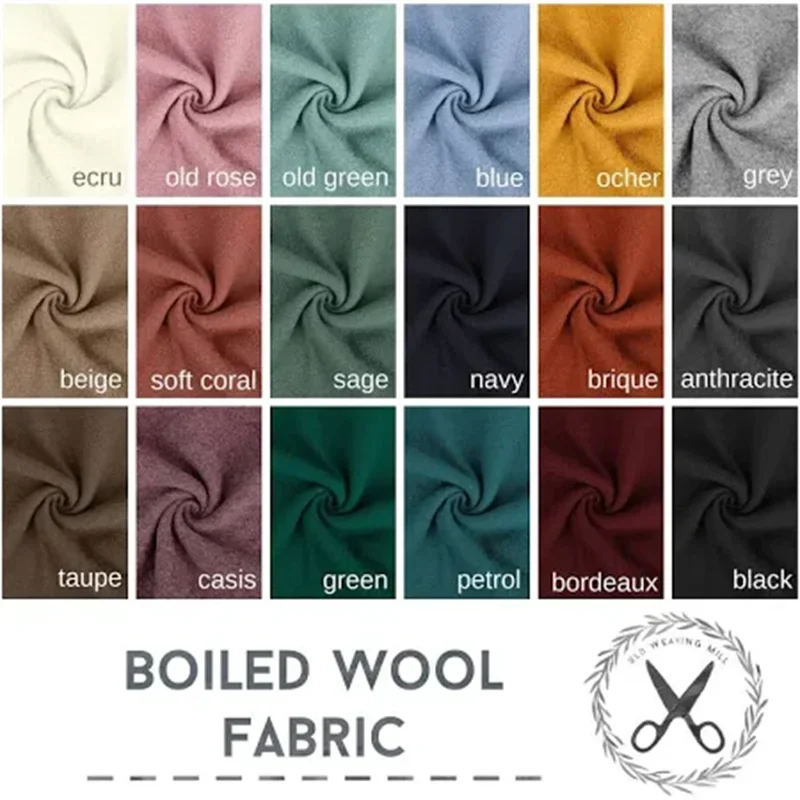 boiled wool fabric