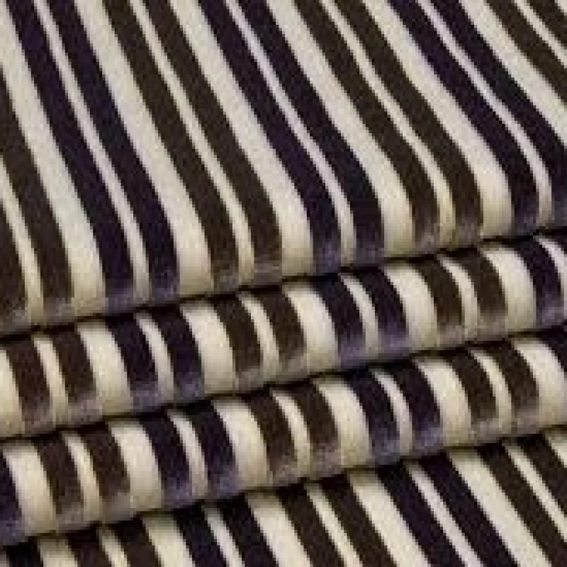 brown striped velvet fabric brown striped velvet fabric