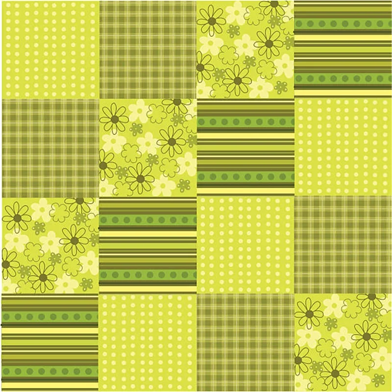 lime green quilt fabric